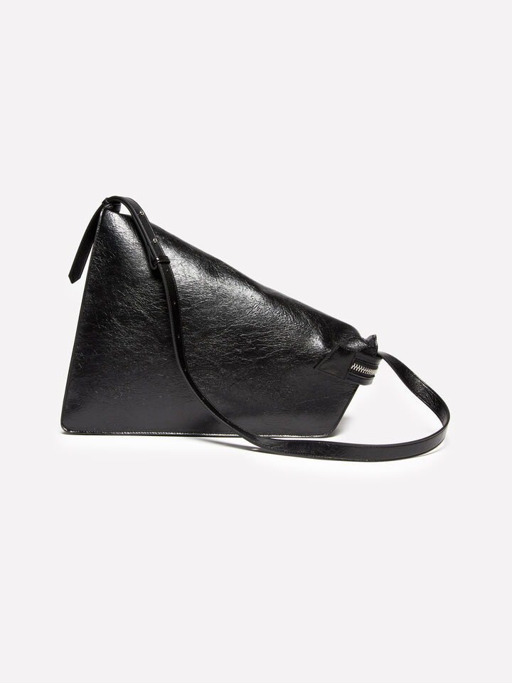 Τσάντα ώμου ασύμμετρη μαύρη - null - Μαυρο | Sisley image number 3